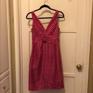 Pink polkadot dress
